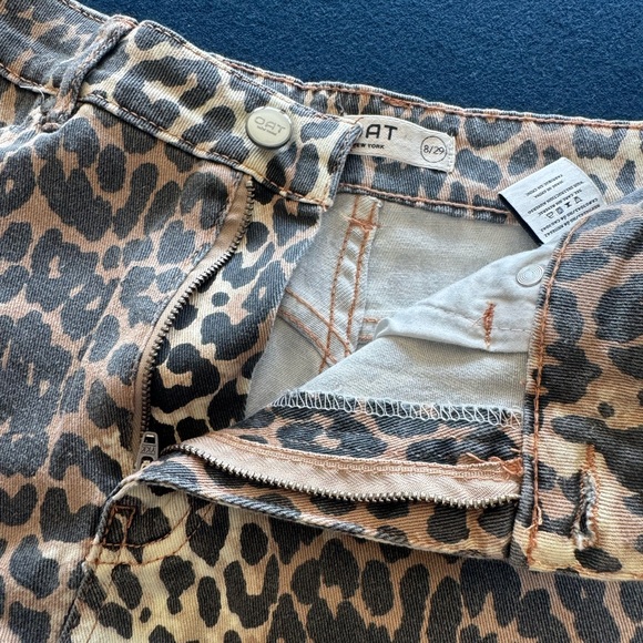 Leopard Print Denim Shorts by OAT NY🔥Get in on the trend🔥 zoom in for details!! - Picture 1 of 12